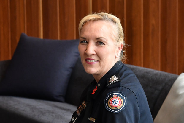 Katarina Carroll is the current commissioner of the Queensland Fire and Emergency Service and will take over the top job in the Queensland Police Service in July.