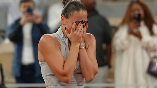 Marta Kostyuk created Ukrainian tennis history at Roland-Garros. 