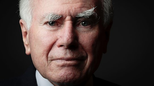 John Howard favours a ban on gambling ads.