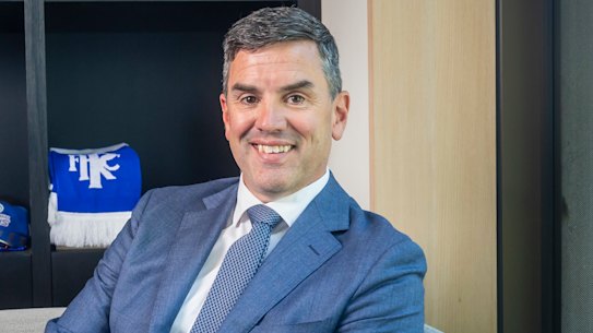 Victorian opposition leader Brad Battin at Parliament House on Wednesday.