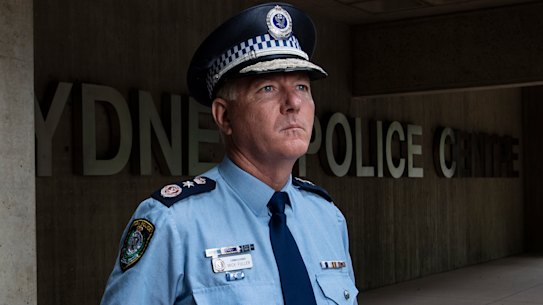 Police Commissioner Mick Fuller has been blocked from joining the ARL Commission.