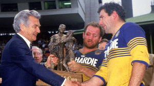 The Eels haven't won a competition since the late Bob Hawke was prime minister.