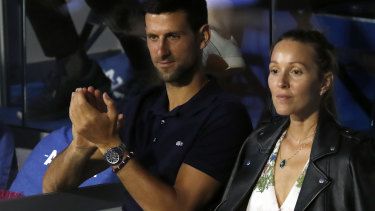 Novak Djokovic and his wife Jelena have both returned negative tests.