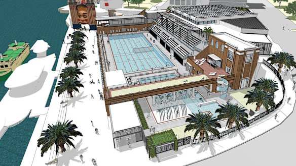 Artists impressions of the North Sydney Pool redevelopment. 