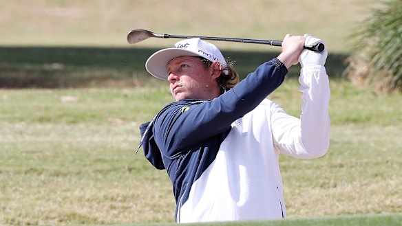 Cameron Smith during a practice round at The Grange Golf Club.