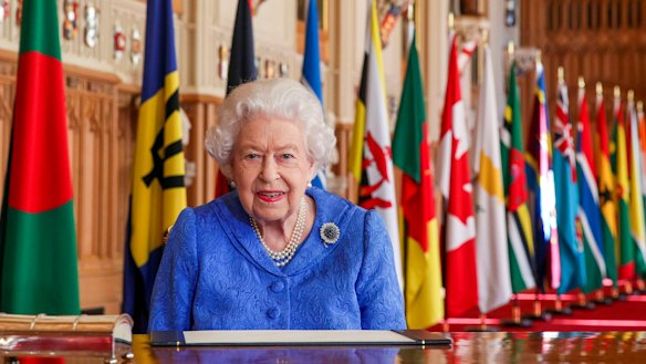 The Queen delivers her Commonwealth Day message from Windsor Castle. 