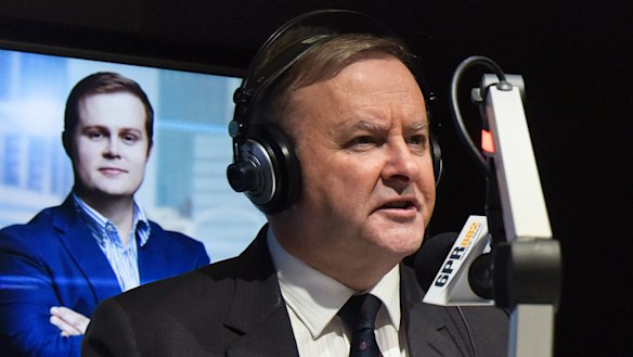 Opposition leader Anthony Albanese speaks on Perth radio 6PR.