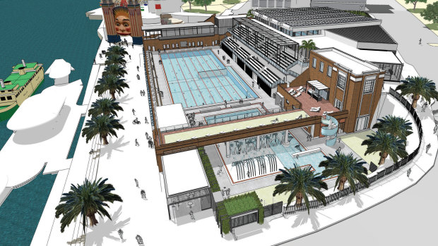 Artists impressions of the North Sydney Pool redevelopment. 