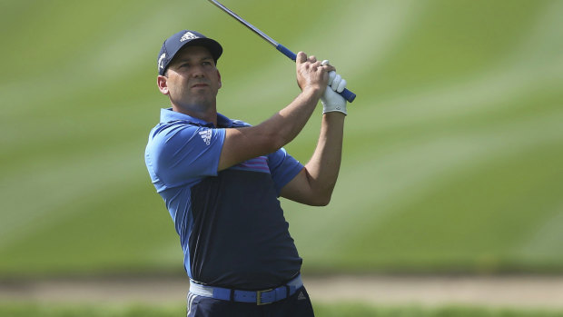 Sergio Garcia was disqualified for damaging greens at the Saudi International.