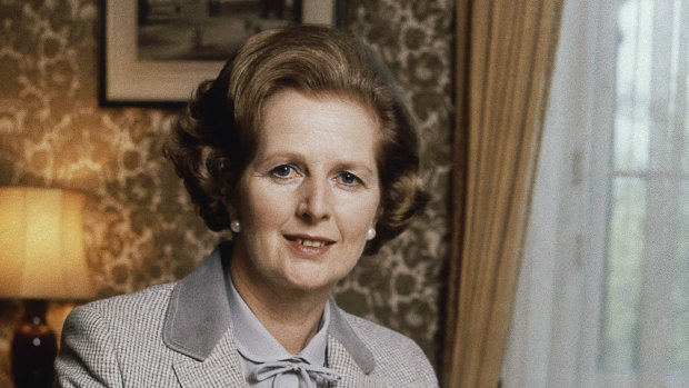 British Prime Minister Margaret Thatcher.