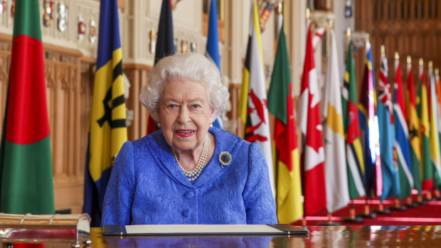 The Queen delivers her Commonwealth Day message from Windsor Castle. 