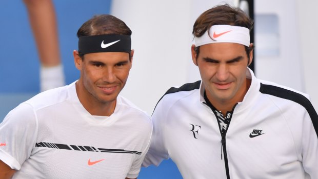 Committed to the cause: Rafael Nadal and Roger Federer have confirmed they will take part in a match to raise funds for Australia's bushfire relief effort.