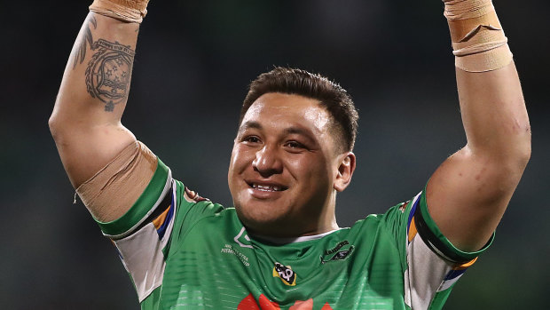 Josh Papalii was superb for the Raiders on Friday night.
