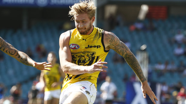 Nathan Broad took part in the AFLX competition despite while under an AFL match ban for the start of season 2018.