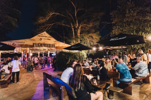 The sprawling beer garden at Billinudgel Hotel is a local hit.