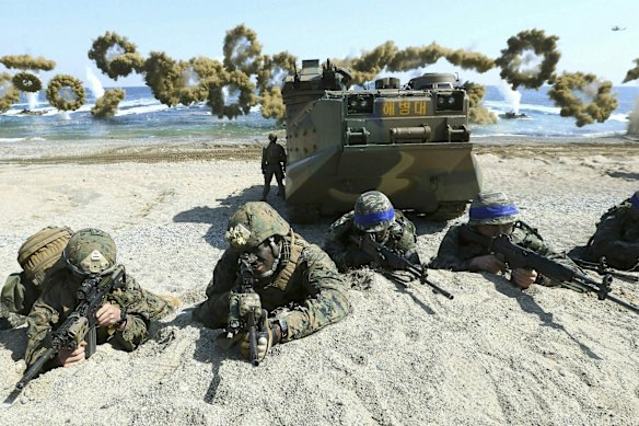 Trump scaled back joint military drills with South Korea the evening before they began this week.