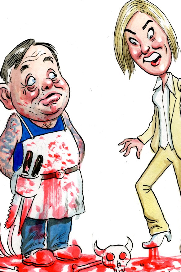 Donald McGauchie and Jessica Rudd. Illustration: John Shakespeare.