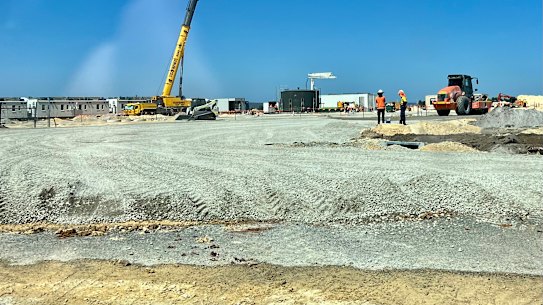 The entry to the Bullsbrook Centre for National Resilience last week.