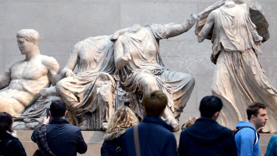 Greece argues that the so-called Elgin Marbles should be returned by the British Museum.
