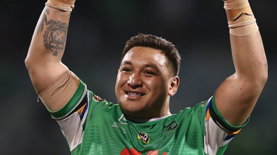 Josh Papalii was superb for the Raiders on Friday night.