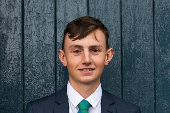 Abram Liddell came first in the HSC  exam for electrotechnology. He is now an apprentice electrician.