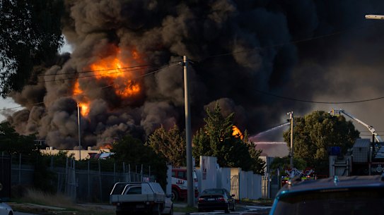 Fire in Campbellfield.