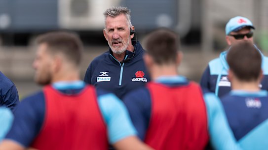 Waratahs’ coach Rob Penney during Waratahs training at the David-Phillips field on July 07, 2020. 