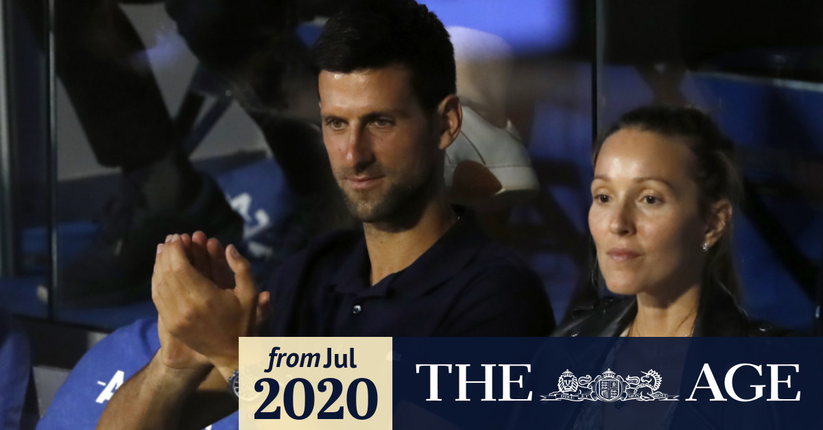 Novak djokovic and wife jelena rally in their garden. Coronavirus: Novak Djokovic and wife Jelena test negative ...