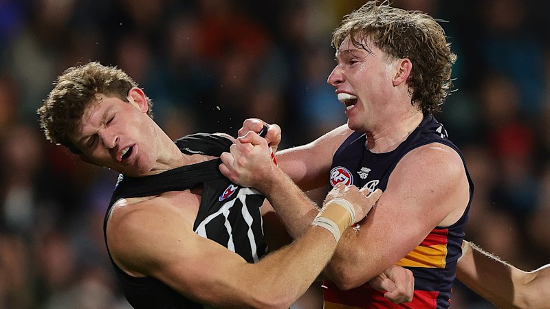 AFL LIVE: ‘Drive home safe’: Modra speaks after crash; Power, Crows trade goals, blows in Showdown