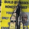 orched signs and a redirecting website: local council skulduggery rears its head.