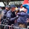 ‘Disgraceful behaviour’: Equality minister slams protesters who clashed with police at Pride March