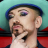 'I was wrong': Boy George tells Sam Perry to go back to bag of tricks