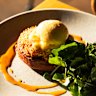 The prawn crumpet.