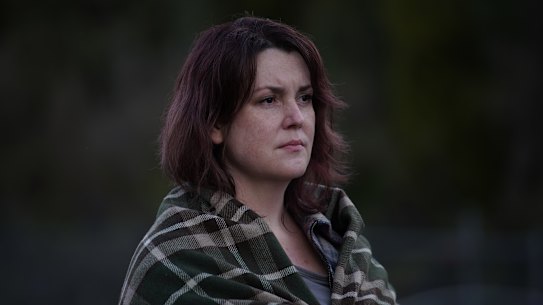 Melanie Lynskey as Anna Osborne in the film Pike River. 