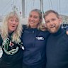 Juliet Lamont is pictured here with daughter Isla Lamont and Zack Schofield. They are now in Ketziot Prison.