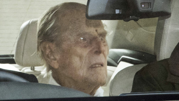 Prince Philip left London’s King Edward VII hospital on Tuesday.