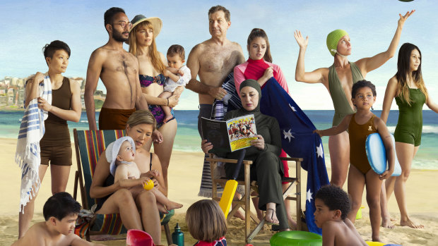 Zahalka’s The New Bathers, 2013.