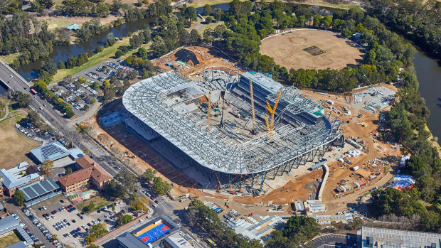 New home: The new Western Sydney Stadium, where the Waratahs will play three games in 2019.