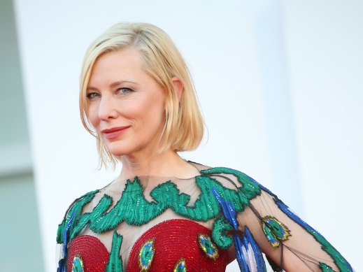 Work of art: Cate Blanchett in Venice last year.