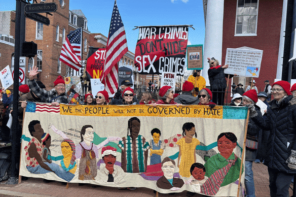 Expansive ‘No Kings’ protests were staged on Saturday. 