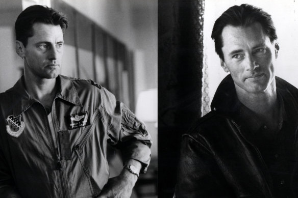 Sam Shepard as Chuck Yeager in the movie The Right Stuff.