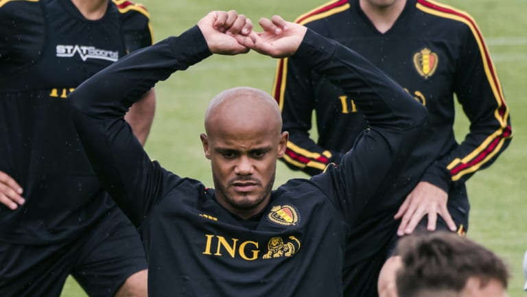 Concerns: Belgian star Vincent Kompany believes there has long been too much secrecy in the football industry.