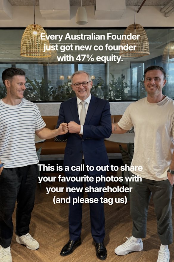 One of Frank Greeff’s Instagram posts.
