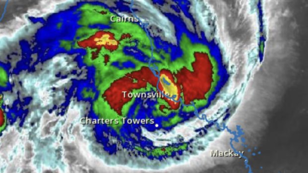 ‘Destructive’ Cyclone Kirrily arrives at night as category 3