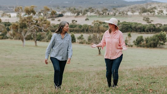 Torbay resident Pip Tilbrook at Wendy Coffey’s 105 acre Elleker property near Albany.