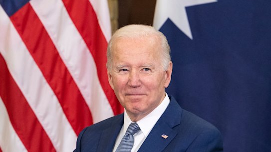 Baby formula diplomacy: US President Joe Biden thanks Bubs Australia chief Kristy Carr.