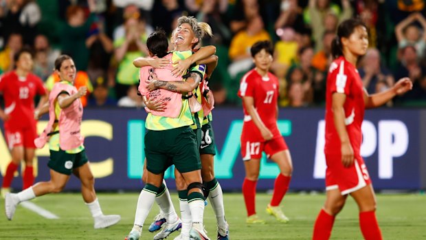 Sam Kerr and Michelle Heyman.