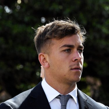 Callan Sinclair, 23, also denies allegations of rape.