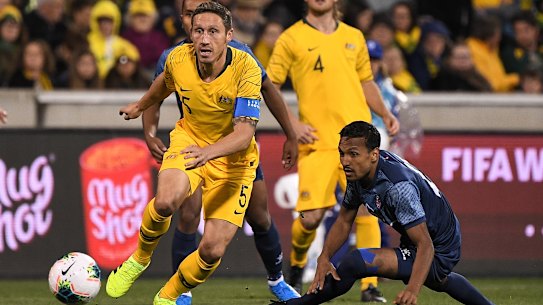 Socceroos captain Mark Milligan was convinced by Graham Arnold to continue his international career. 