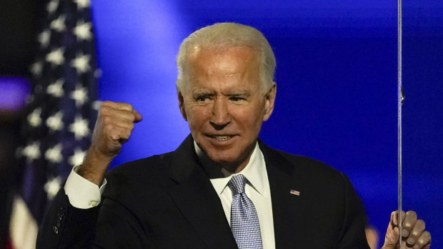 Joe Biden was announced as President-elect on Sunday (AEDST).